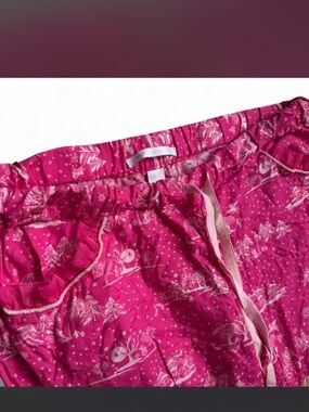 Victoria's Secret Hot Pink Holiday fairy core Print Lounge Shorts